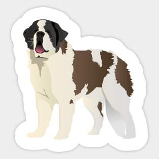 Saint Bernard Dog Sticker